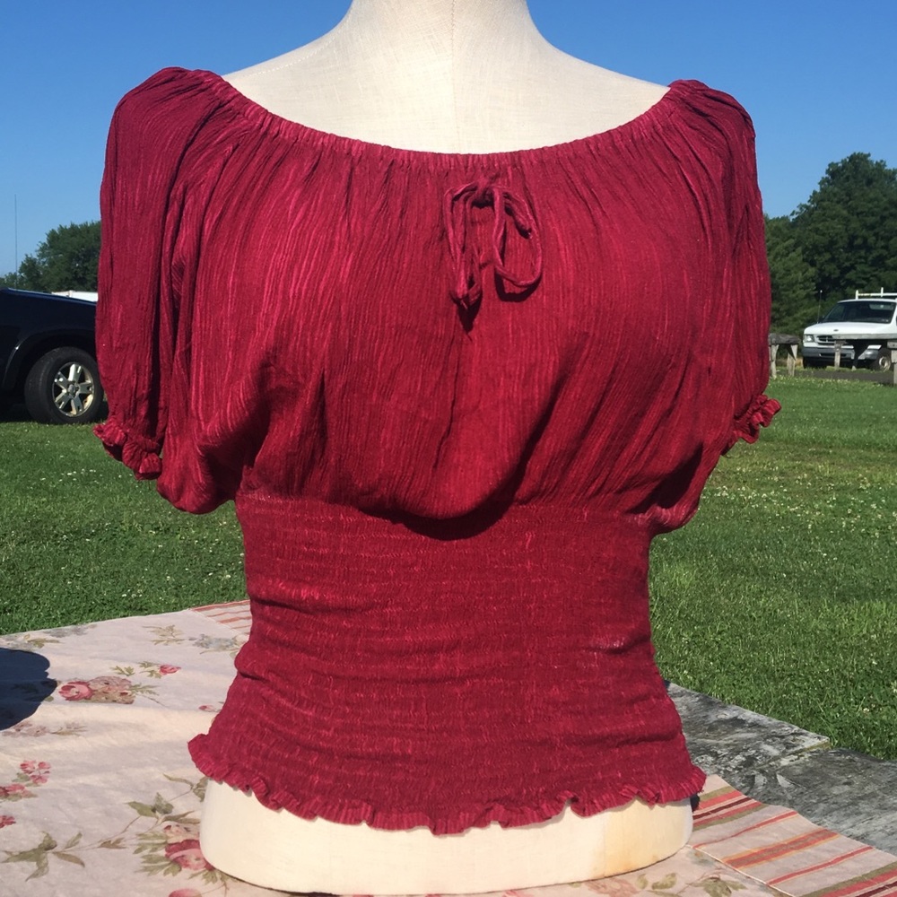 Boho Short Sleeve Top
